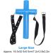 Buy Demeras Veterinary Mouth Opening Tool | Blue Cross Cattle Medicine Feed Opener | Durable Stainless Steel Hook for Animal Husbandry (L) - International Shipping Available - Buy Online on GoSupps.com