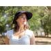Scala Women's Black Visor Hat with Wide Brim - One Size | Stylish Sun Protection - Buy Online on GoSupps.com