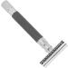 Double Edge Safety Razor for Men - Manual Button Cutting Head Washable Beard Care (Black) | Best Daily Shaving Tool - Buy Online on GoSupps.com