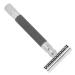 Double Edge Safety Razor for Men - Zinc Alloy Manual Razor for Daily Beard Care (Black) | International Shipping Available - Buy Online on GoSupps.com