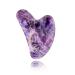 Gua Sha Stone, Amethyst Guasha Tool for Face and Body Skin Massage, Daily Anti-Aging Health and Skin Care Tool, for SPA Acupuncture Therapy Purple