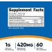 Nutricost Calcium Magnesium Powder - 60 Servings, Bone Support, Non-GMO & Gluten-Free - Buy Online on GoSupps.com