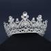 FRCOLOR Rhinestone Crystal Crown Tiara - Elegant Bridal Hair Accessories for Weddings Pageants Birthdays & Proms (Silver) - Buy Online on GoSupps.com