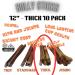 Bully Sticks - Low Odour - **12" Thick - 10 Pack Minimum** - Premium Single Ingredient Dog Chew - 100% Beef - All Natural/Organic - Dental Care - Rawhide Free - Buy Online on GoSupps.com