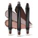 LUXAZA 3PCS Eyeshadow Stick Matte And Shimmer Neutral Cream Eye shadow Pencil Crayon Brightener Makeup with Crease-proof Formula Waterproof & Long Lasting Eye Shadow And Eyeliner Pen Sets A5-Smoky Star