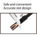 Qukaim Eyebrow Pencil Sharper Eyebrow Pencil Sharpening Tool Firmly Fixing Adjust Screw Duckbill Sharpener Aid Black - Buy Online on GoSupps.com