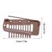 4 Pack Hair Extension Clamps - Metal Wigs Clinging Snaps 10 Teeth Comb Brackets for Women's Hair Extensions in 3 Colors - Buy Online on GoSupps.com
