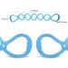 7 Ring Resistance Band BetterJonny Workout Bands Arm and Back Training Elastic Ropes Shoulder Stretch Bands Exercise Equipment for Physical Therapy Yoga Pilates Stretching Light Blue - Buy Online on GoSupps.com