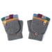 Autumn and Winter Baby Warm Gloves Child Knitted Mittens 3-6 years old Gray