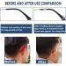 6 Pairs Silicone Glasses Ear Pads & Hooks | Anti-Slip Ear Pillows for Comfort - Black & White - Buy Online on GoSupps.com