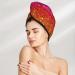 Rainbow Glitter Microfiber Hair Towel - Soft Super Absorbent Hair Wrap for Long Curly & Thick Hair - Quick Dry Coral Velvet Cap for Women - Buy Online on GoSupps.com