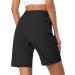 Women's Lightweight Quick Dry Hiking Cargo Shorts - Water Resistant w/ Zipper Pockets, Perfect for Camping, Travel, Golf - Black Medium - Buy Online on GoSupps.com