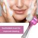 2 in 1 Facial Cleansing Brush - Silicone Manual & Deep Cleansing System for All Skin Types - Super Soft Massage & Pore Cleaning - Buy Online on GoSupps.com