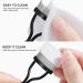 Folding Eyebrow Comb & Eyelash Separator Set - 3-Piece Steel Makeup Grooming Brush for Perfect Brows & Lashes - Buy Online on GoSupps.com