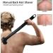 Back Trimmer Long Handle Foldable Comfy Back Cleaning Manual Back Trimmer Dry Back Shaver Body Hair Trimmer for Men - Buy Online on GoSupps.com