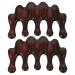 Healvian 2 pieces handheld head massage comb B tzahn-Haarkamm natural wood comb no static sandal wood-hair pimple-head skin comb for women's hair growth