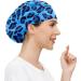 Adjustable Blue Leopard Texture Working Cap with Tie Back for Men and Women - Buy Online on GoSupps.com