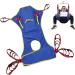 Yunyhao Patient lying belt lifting belt with full body support large toilet lean belt lifting belt for older people with overweight lifting belt for shower and bathroom (Size: L) Gaoyun-1001