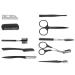 Buy Professional 10-Piece Eyebrow Care Set | Scissors Comb Tweezers & Shaving Tools - International Shipping Available - Buy Online on GoSupps.com