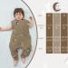Bunny Moon XS Baby Sleep Sack with Legs | 100% Cotton Wearable Blanket | Detachable Sleeves | 2-Way Zipper & Buttons | Unisex Sleeping Bag for Autumn & Winter | 3-12 Months - Buy Online on GoSupps.com