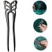 VINTORKY Ebony Hairpin Hair Forks Hair Pins for Thick Hair Chinese Hair Sticks Hair Accessories French Pins Hair Pins for Women Hairpins Hair for Women U Pins Hair Wooden Hair Sticks - Buy Online on GoSupps.com