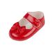 Early Days Baypods Baby Shoes for Girls Soft Soled Pre Walker Shoes Soft Faux Leather Baby Shoes Made in England 1 UK Child Red Patent