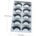 5 Pairs Fake eyelashes magnetic false eyelashes faux lashes easiest fake lashes beauty accessories false lashes bulk natural make up accessories girl set fiber dense - Buy Online on GoSupps.com