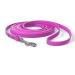 5m towline dog leash hand loop magenta extra narrow dirt and water repellent 5m for small dogs magenta
