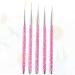 FRCOLOR 5 Piece Set Nail Art Liner Brush Polish Brush Pen Tools Nail Brush Kit Nail Polish Drawing Pen Nail Art Tools Nail Art Pen Painted Pen Pull Set Pink - Buy Online on GoSupps.com