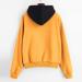 Bigfanshu Womens Tops Casual Long Sleeve Pouch Pocket Pullover Hoodie Top Blouse Yellow - Buy Online on GoSupps.com