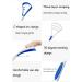 Premium Ayurvedic Tongue Scraper - Antimicrobial Oral Health Tool for Bad Breath | 180x30mm Purple - Buy Online on GoSupps.com