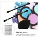 PLAFOPE 30pcs Double Ended Eyeshadow Brush Eyeshadow Sponge Stick Sponges Makeup Black Wooden Handle - Buy Online on GoSupps.com