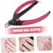 Mikinona A Cross-type Shear Manicure Tools Nail Cutters for Manicure Using Trimmer Acrylic Nail Supplies Artificial Nail Trimmer Nail Tip Fake Major Stainless Steel Nail Scissors - Buy Online on GoSupps.com