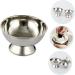 Crilstyleo High Impact Stainless Steel Shaving Bowl for Men - Portable Razor Cup with Feet & Accessories - Perfect Gift for Grooming - Buy Online on GoSupps.com