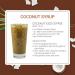 Monin Coconut Syrup - Creamy Tropical Coffee & Cocktail Drink Mix - 750ml (25.4 Fl Oz) - Gluten-Free & Non-GMO - Buy Online on GoSupps.com