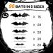 Kidtion 96 PCS Halloween 3D Bats 2021 - Upgraded Realistic PVC Bat Wall Stickers Decals - Indoor DIY Party Decorations - Scary Black Bat Sticker - 5 Sizes - Halloween Party Supplies - Buy Online on GoSupps.com