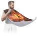 City Flames Beard Bib Apron Beard Hair Catcher for Men Shaving Fathers Day Anniversary Christmas Gifts for Dad Husband Beard Bib with 2 Suction Cups