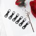 6-Pack Removable Metal Zipper Pull Tabs for Clothing Jackets Pants & More - Black Zipper Replacement for Bags & Backpacks - Buy Online on GoSupps.com