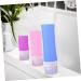Buy 1 Set Silicone Travel Bottle Set - Anti-Leak Cosmetic Tubes for Women - Refillable Lotions & Toiletries - Perfect for Trips - Buy Online on GoSupps.com