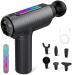 Massage gun - uplayteck massage gun massager hand massage device with 30 speeds and LCD touchscreen 6 massage heads massage gun for relaxation of shoulders body and back silver
