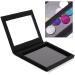 Empty Magnetic Palette Makeup Storage Tool for Eyeshadow Powder Highlighter Keeps Pans Safe Travel Portable(Black)