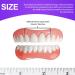 Nature Comfort Fake Teeth Set: Upper & Lower Dentures for Confident Smile - White (2 PCS) - Buy Online on GoSupps.com