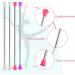 4 Piece Kids' Twirling Batons Set for Talent Shows & Artistic Dancing - Pink, White, Purple - Buy Online on GoSupps.com