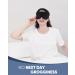 MZOO Sleep Mask - 100% Light Blocking 3D Contoured Eye Mask for Men & Women | Soft & Breathable Travel Blindfold for Sleeping Meditation & Naps - Buy Online on GoSupps.com