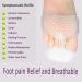 Metatarsal Pads 6 Pack - Reusable Gel Cushions for Foot Pain Relief - Ideal for High Heels & Bunions - Transparent - Men & Women - Buy Online on GoSupps.com