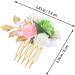 DOITOOL Wedding Hair Comb Women Hair Comb Hair Side Comb Flower Hair Comb Headgear Bride The Flowers - Buy Online on GoSupps.com