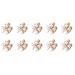 10Pcs Small Hair Clips Pearl Claw Clips Mini Decorative Hair Clips Flower Girl Hair Accessories for Women Girls