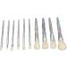 Cosmetic Brush Set Makeup Brush Set 10 Pieces Professional Soft Bristles Easy Coloring for Home - Buy Online on GoSupps.com