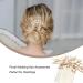 ZBJBinCH Bride Wedding Hairpin Comb Pearl Bridal Hair Accessory Bridal Flower Side Hair Clip for Bride Bridesmaids Ladies and Girls - Buy Online on GoSupps.com