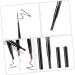 TOVINANNA 3pcs 2 1 Eyebrow Makeup Tools Microblading Pencil Thin Eyebrow Water Proof To Rotate Eyebrow Pencil 1 count (Pack of 1) Dark Brownx3pcs - Buy Online on GoSupps.com